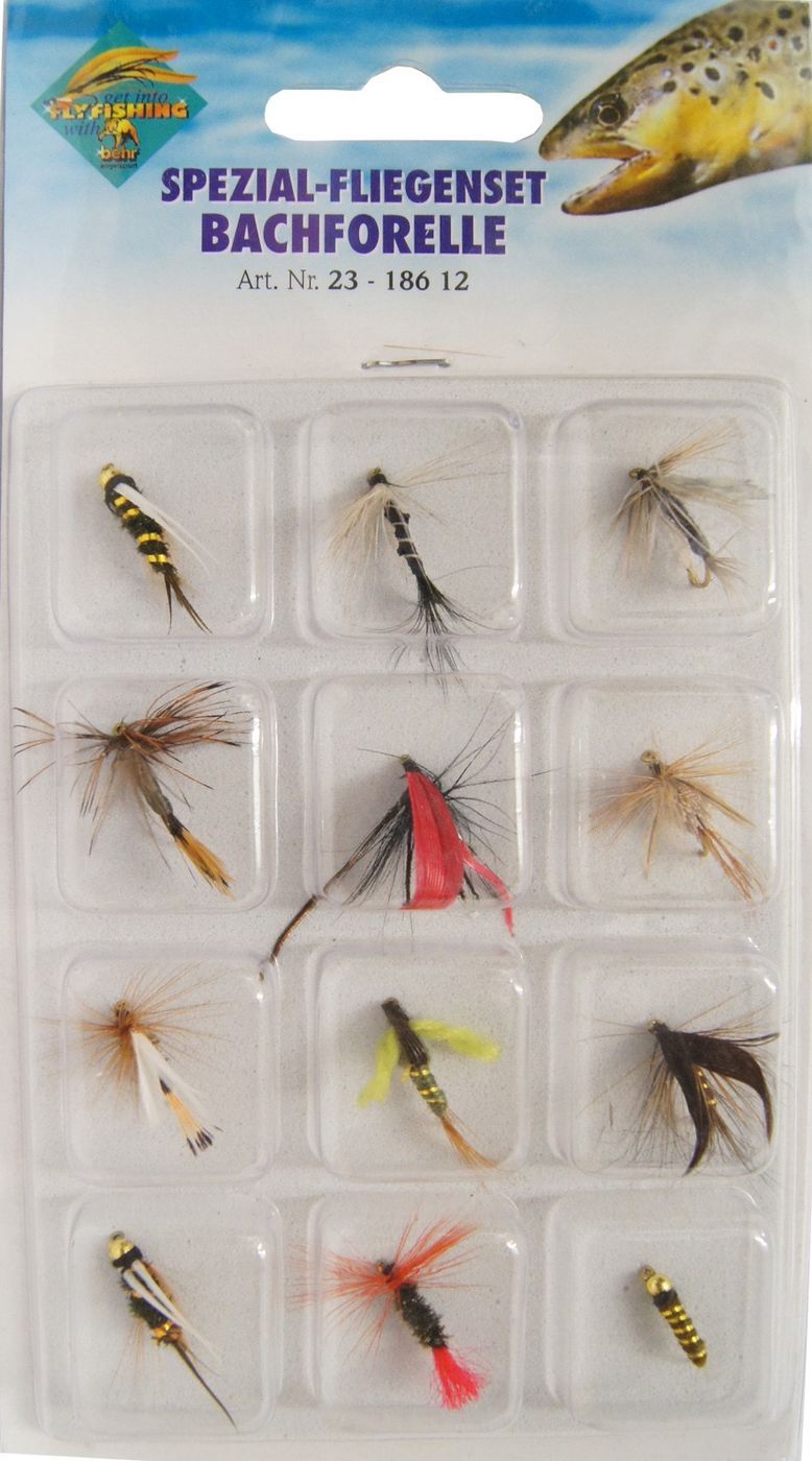 Behr Sortiment Spezialfliegen für Bachforellen 2318612