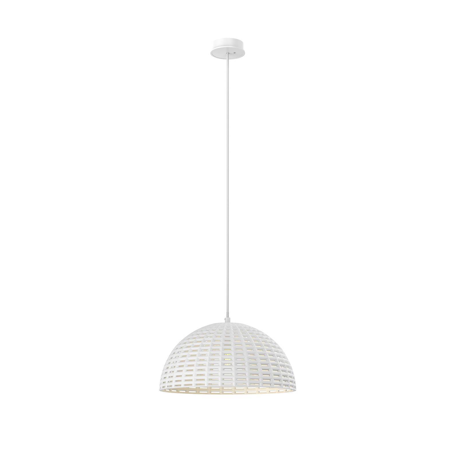 Lucande Herdis Pendelleuchte aus Gips, Ø 34 cm 9613107