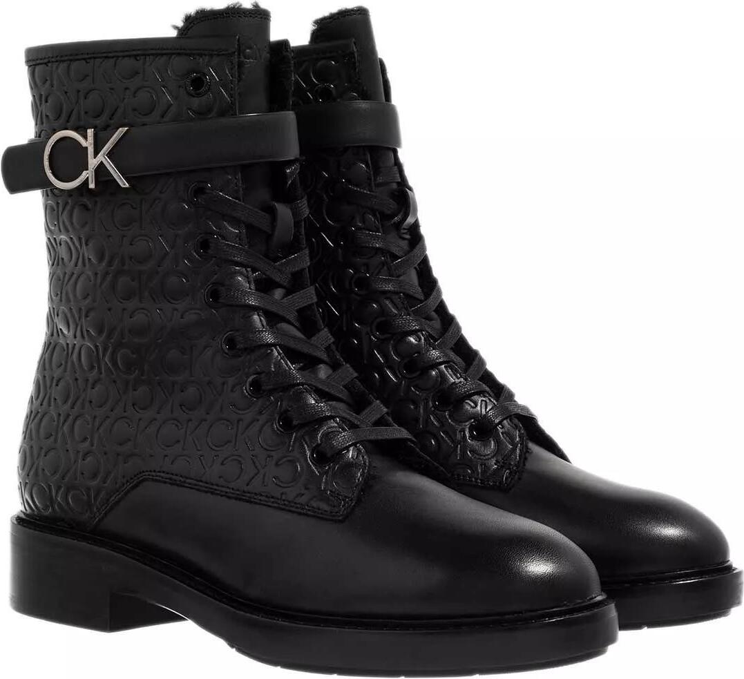 Calvin Klein Combat Boot Seasonal Black Mono
