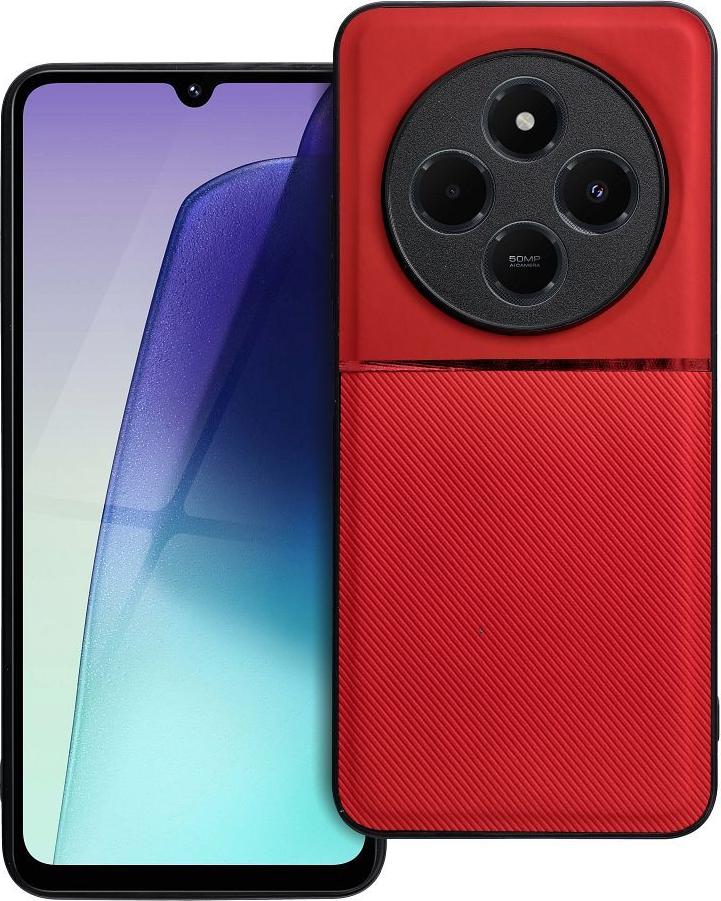 Puzdro na mobilný telefón NOBLE vhodné pre XIAOMI Redmi 14C červené
