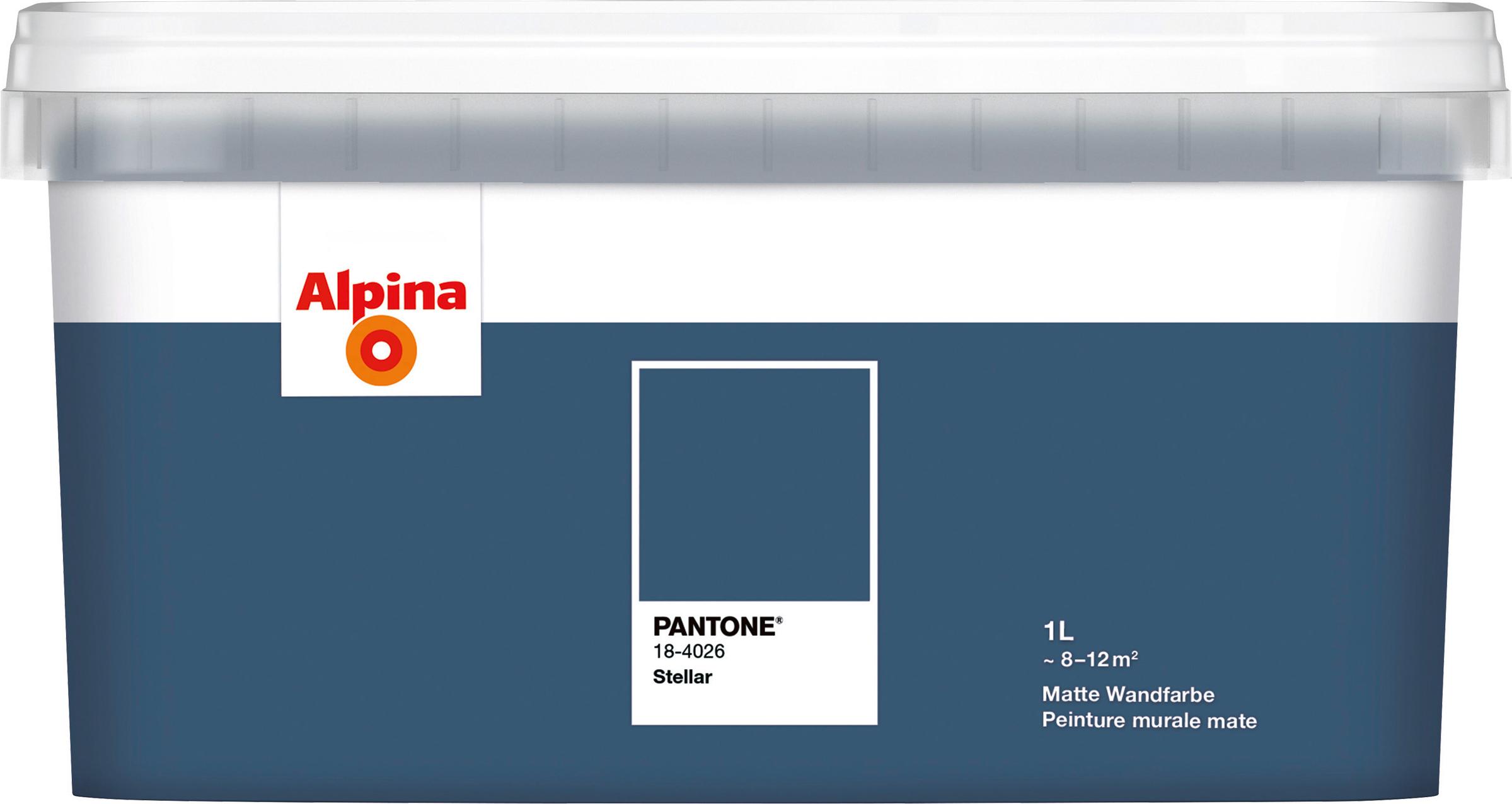 Alpina Wandfarbe Pantone matt stellar 1 L 2006313