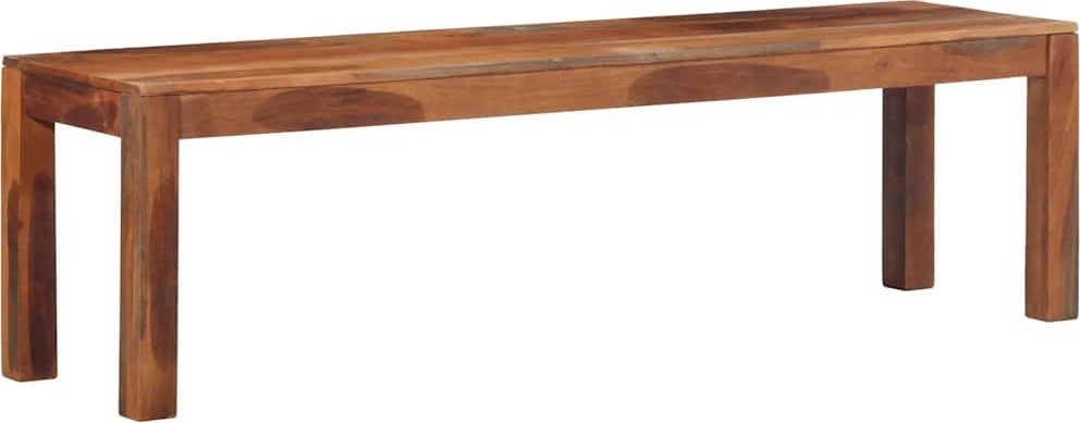 Bank 160 cm Massivholz Akazie