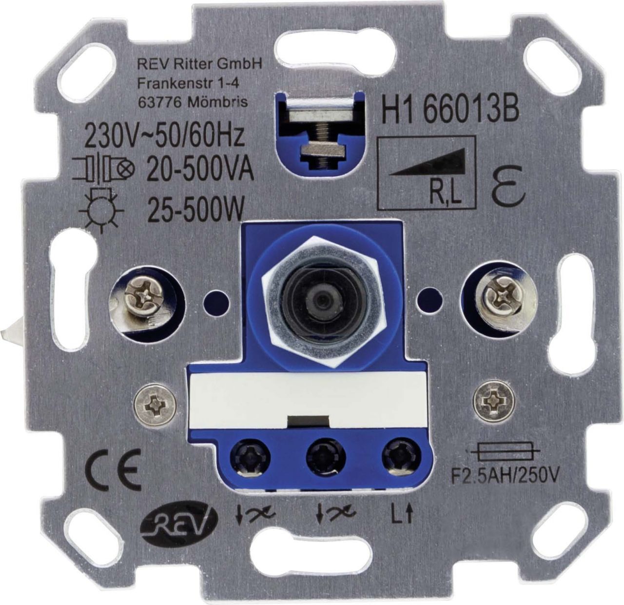 REV Phasenanschnitt Dimmer konv. Trafo kompatibel Busch Jaeger, Gira, Jung,Merten F_E54-7