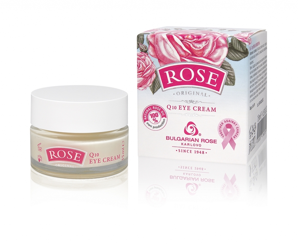 Bulgarian Rose Rose Original Q10 Augencreme, 15 ml
