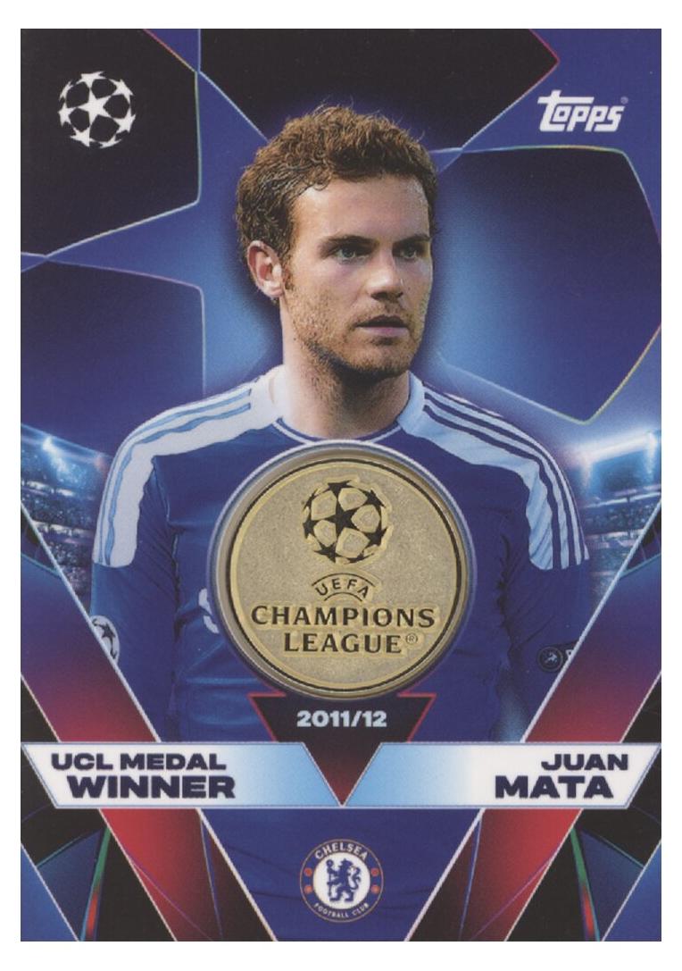 Topps UCLW-JM – Juan Mata – UCL-Medaillengewinner-Relikt – 2025/2026