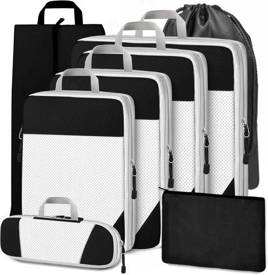 Famanu Packing Cubes Set mit 8 Teilen - Reiseorganisatoren für Kofferorganisation SHSHOP