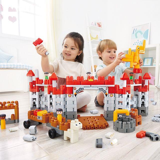 PolyM Bausteine - mittelalterliche Burg - bunte Spielset 35,72