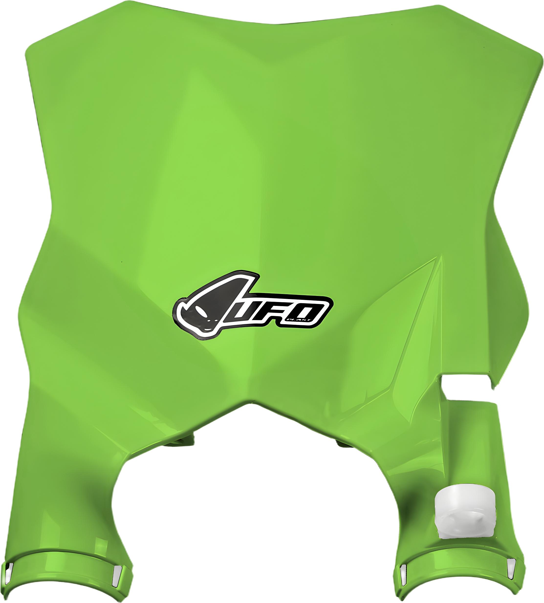 UFO pinkelt Startnummernschild Startnummernschild UFO Kawasaki grün UFO-KA04746-026