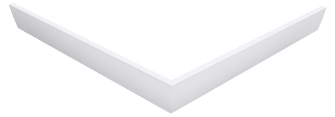 Polysan 80 panel eckig, weiß 42812