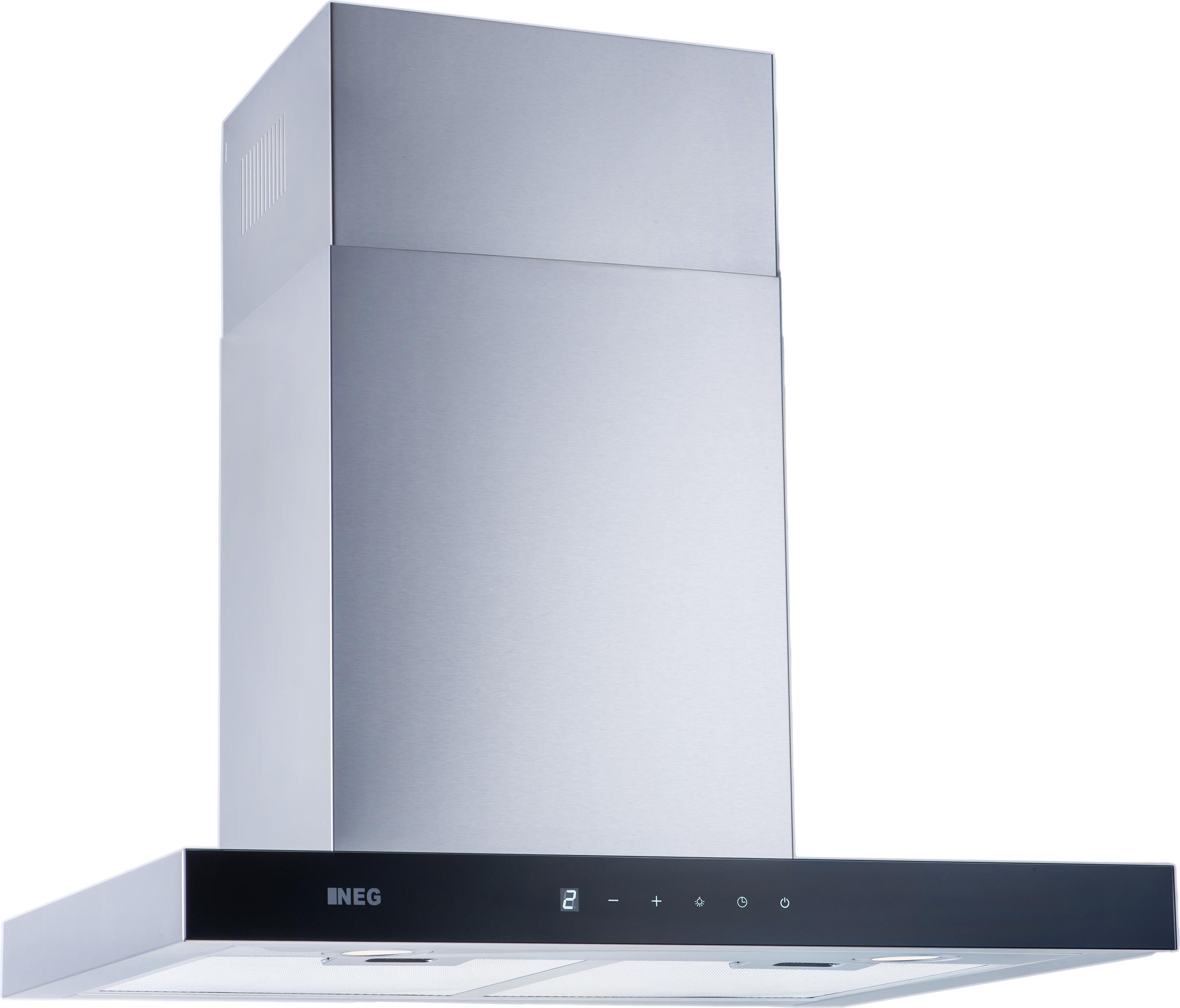 Dunstabzugshaube NEG3660WH2 Wandhaube aus Edelstahl bis 829 m³/h