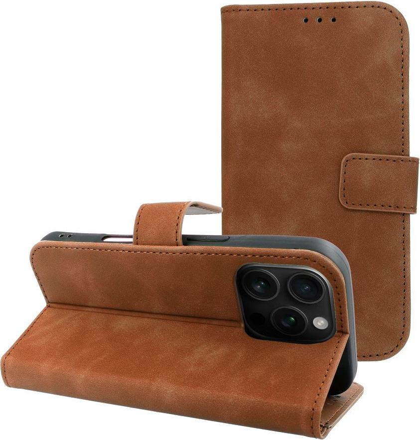 OEM TENDER Book passend für IPHONE 16 Pro braun