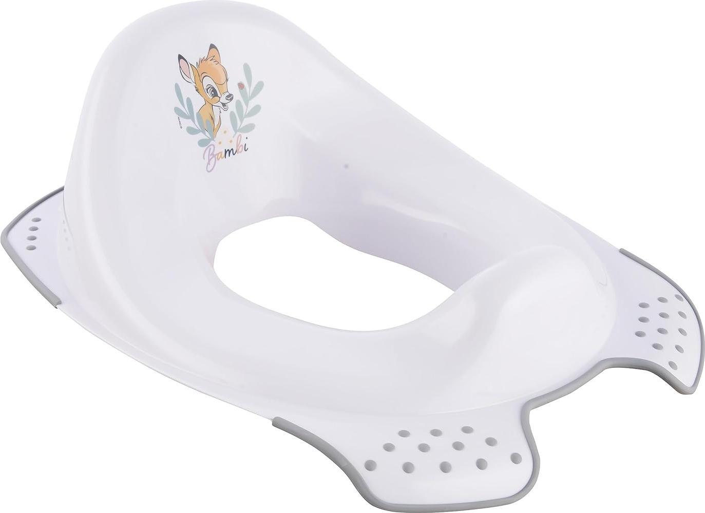 Markenlos WC-Verkleiner für Kinder - Bambi WC-Brilverkleiner von 15 bis 4 Jahren - Antislip Ewa Nordic White (weiß)