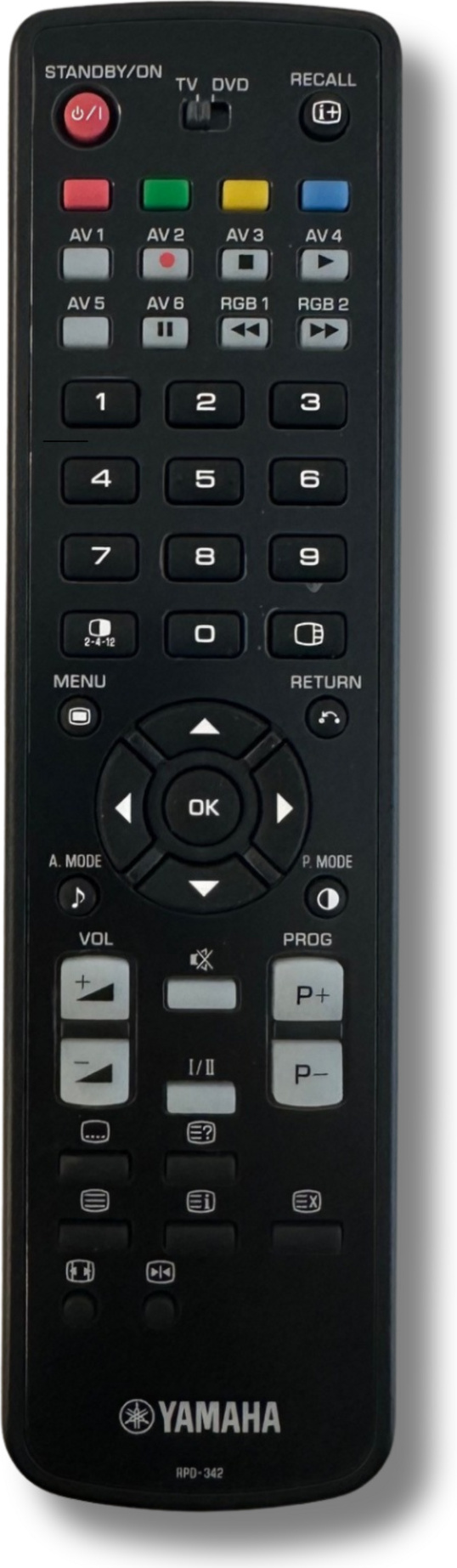 Originale Yamaha TV Fernbedienung AAX54440 / AAX72110