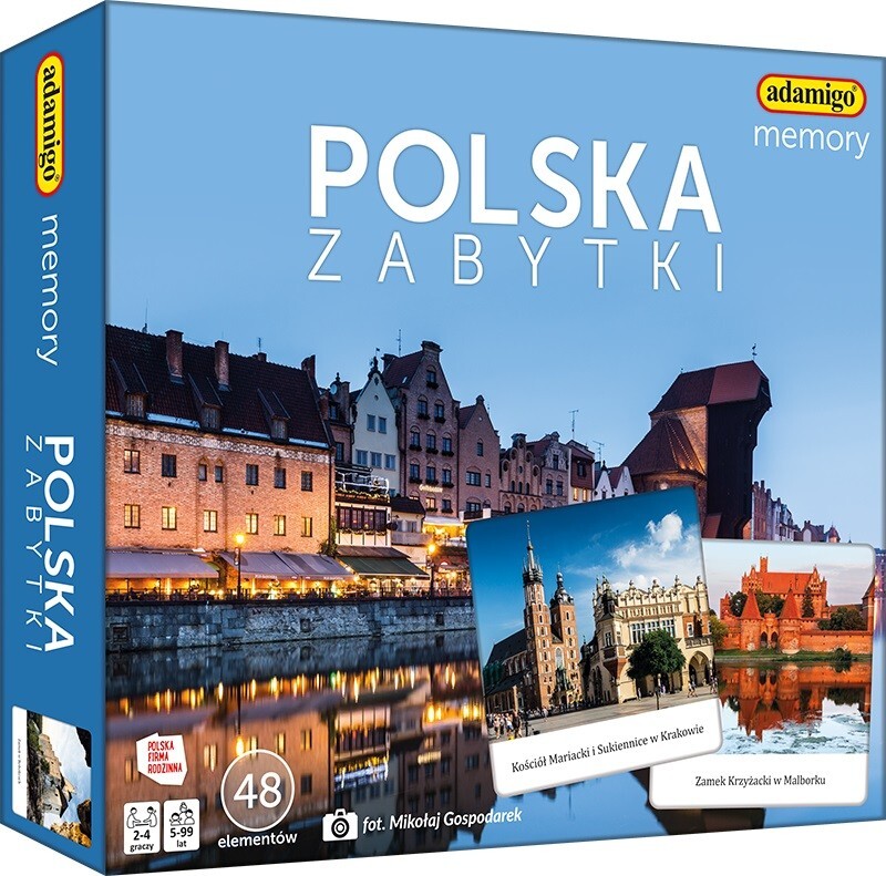 ADAMIGO Memory-Spiel Polen Denkmäler 07905