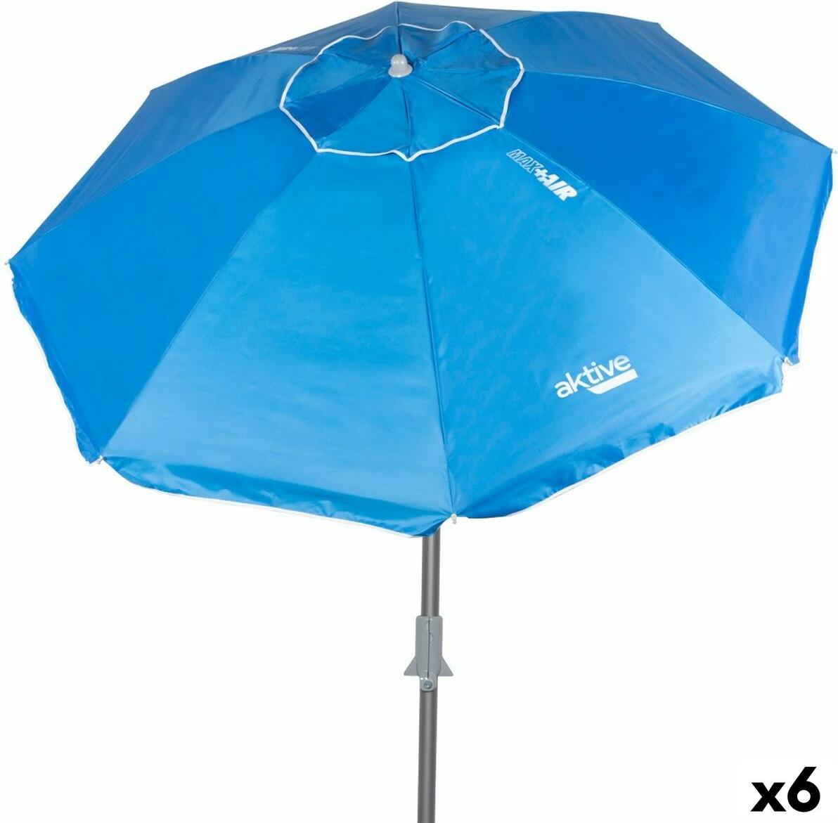 Sonnenschirm Aktive Blau 220 x 225 x 220 cm (6 Stück) S8902927