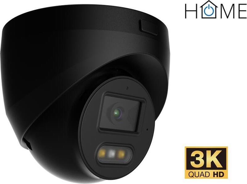 iGET HOME C5PT - vonkajšia PoE kamera, 3K rozlíšenie, nočné videnie IR + LED, obojsmer.zvuk, pre N85P4