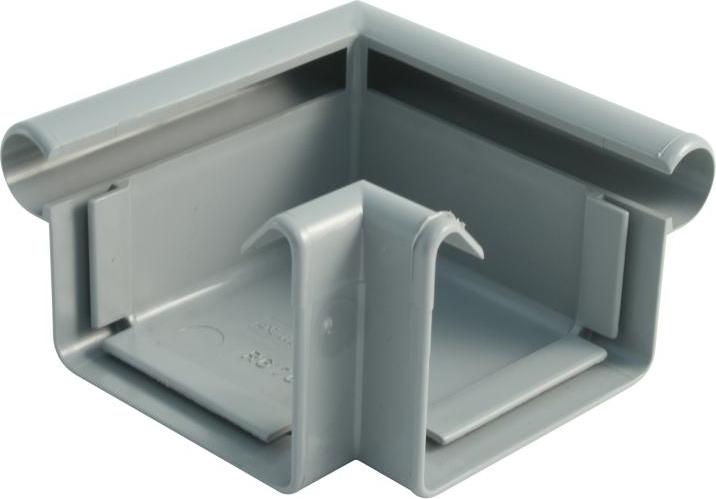 Marley Rinnenwinkel NW 70 mm, Außenecke, 90°, Kastenform, grau 0782144950