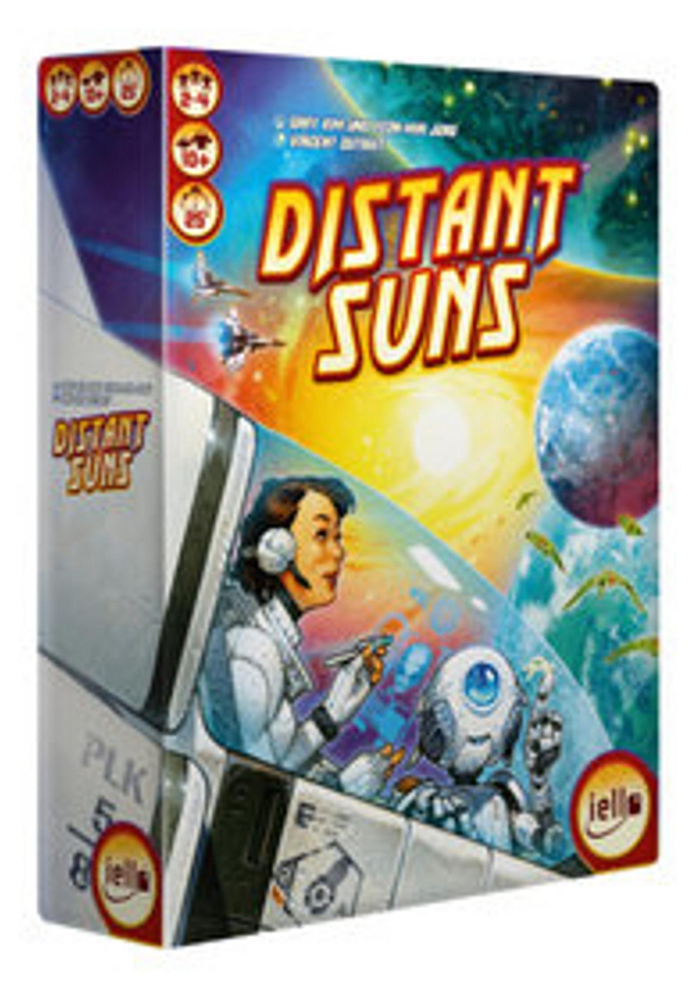 iello Distant Suns: Choose & Write Spiel – Galaxie kartieren, Flugbahnen planen 700384