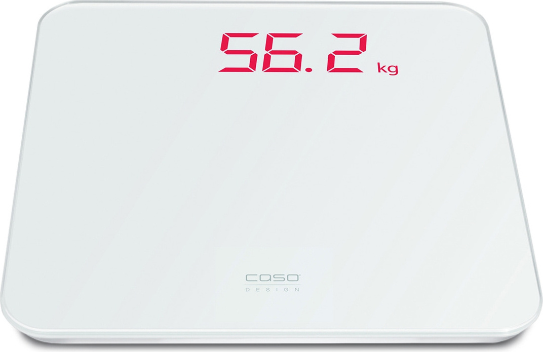 CASO BS1 Personal Scale up to 200kg in 0.1kg Increments with Large LED Display and Safety Glass 3412