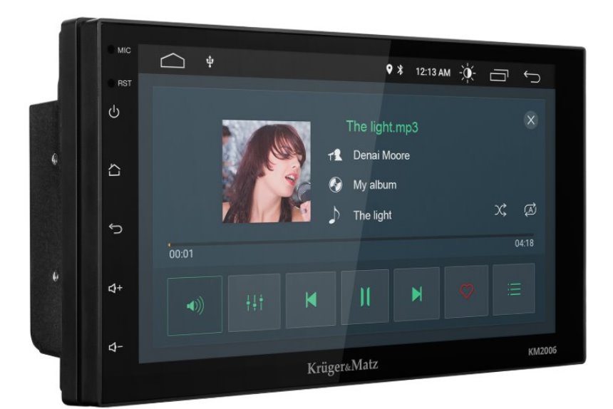 Kruger & Matz Autoradio Kruger&Matz KM2006 7" Bildschirm Android 10 System