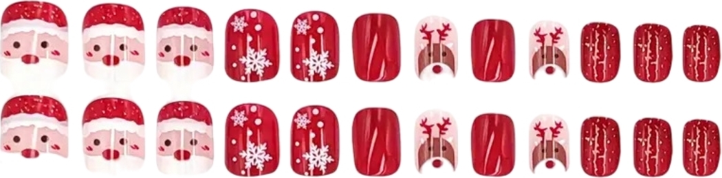 Auiremrti Weihnachts-Nagelsticker Set – 2 Bögen Mit Schneeflocken & Schneemann, Selbstklebend, 5D Geprägt, Für Festliche Nageldesigns