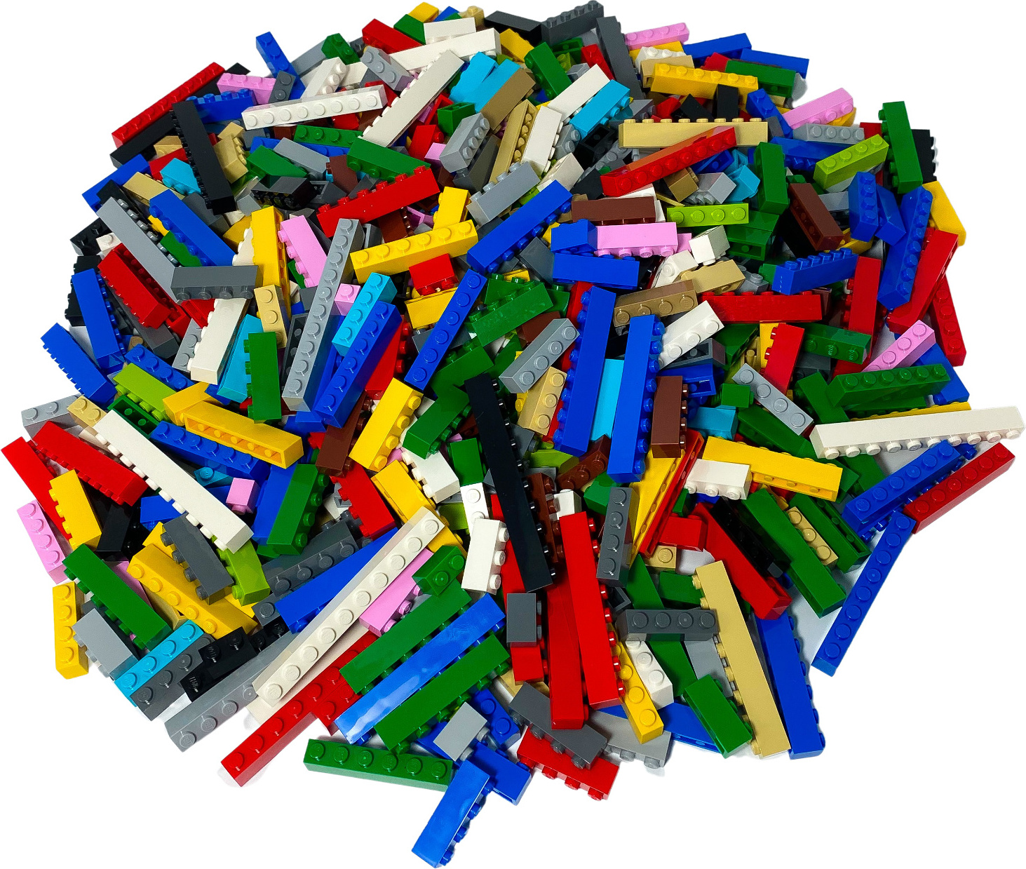 LEGO® 1x2, 1x4, 1x6 kocky Vysoké kocky Zmiešané NEW! Množstvo 100x