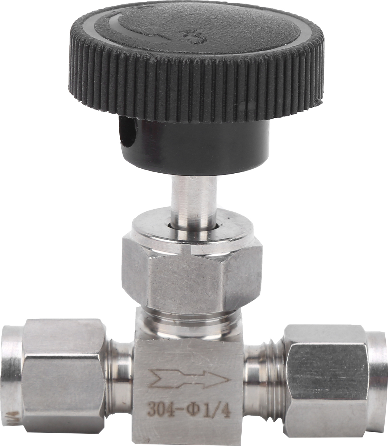 Cocosity 304 Edelstahl-Ventil, Hochdruck-Nadelventil, Edelstahl-Durchflusskontrolle Wasser Ventil, 304 Edelstahl-Nadelventil, Nadelventil, Nadelventil für Wasser