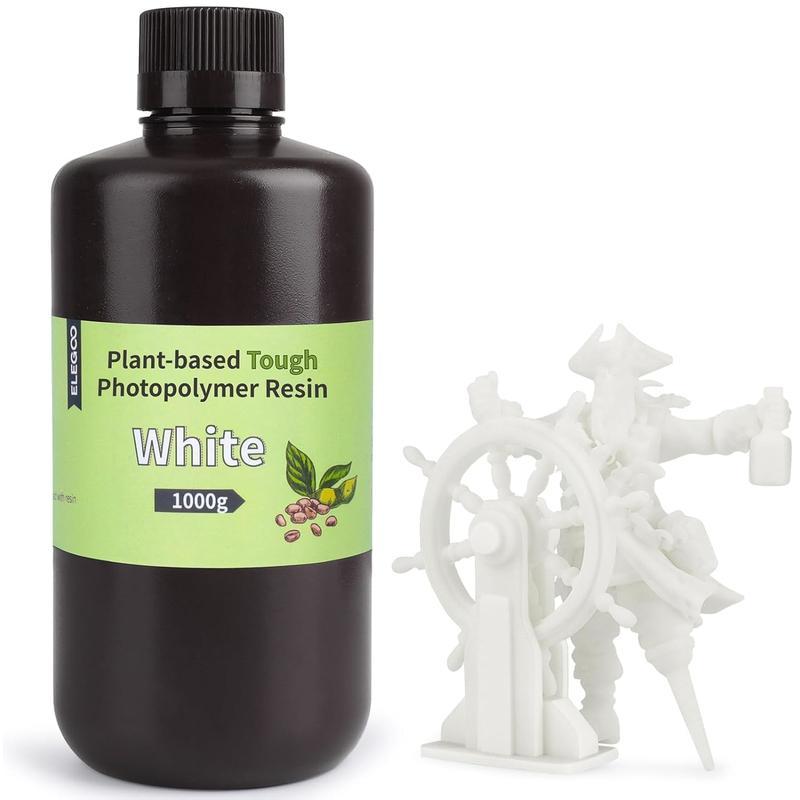 ELEGOO Resin auf Pflanzenbasis 1KG, Weiß