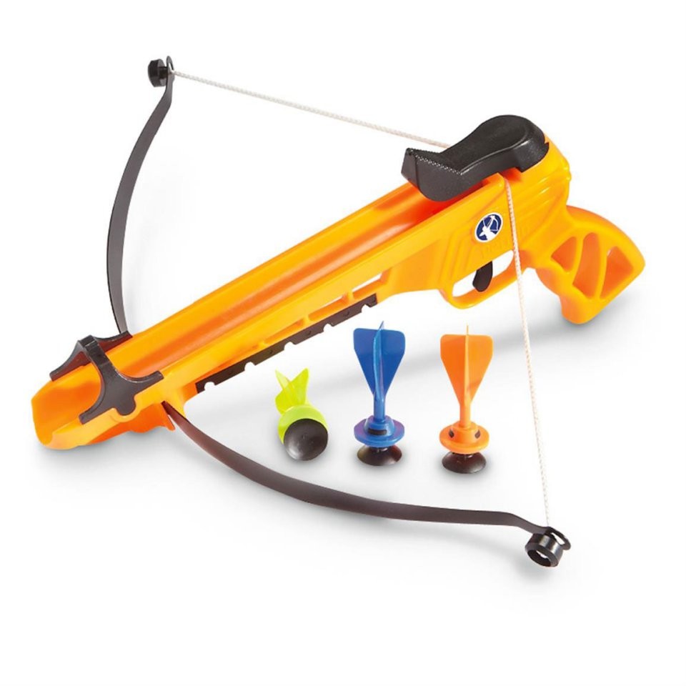 Petron Mini Plastikarmbrust Fun Hand Bow mit 3 Saugnapfpfeilen