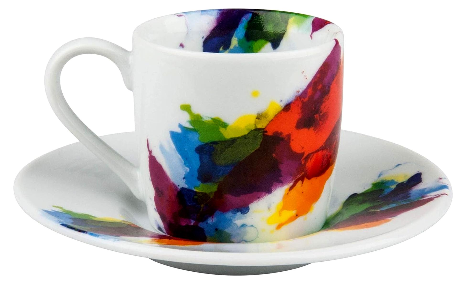 Markenlos Espressoset in Farbe - Flow