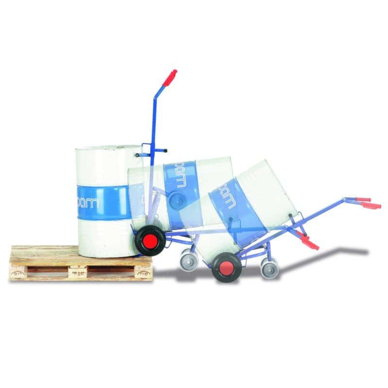 Variofit Fasskarre mit 2 Stützrädern, Typ:Vollgummibereifung Image