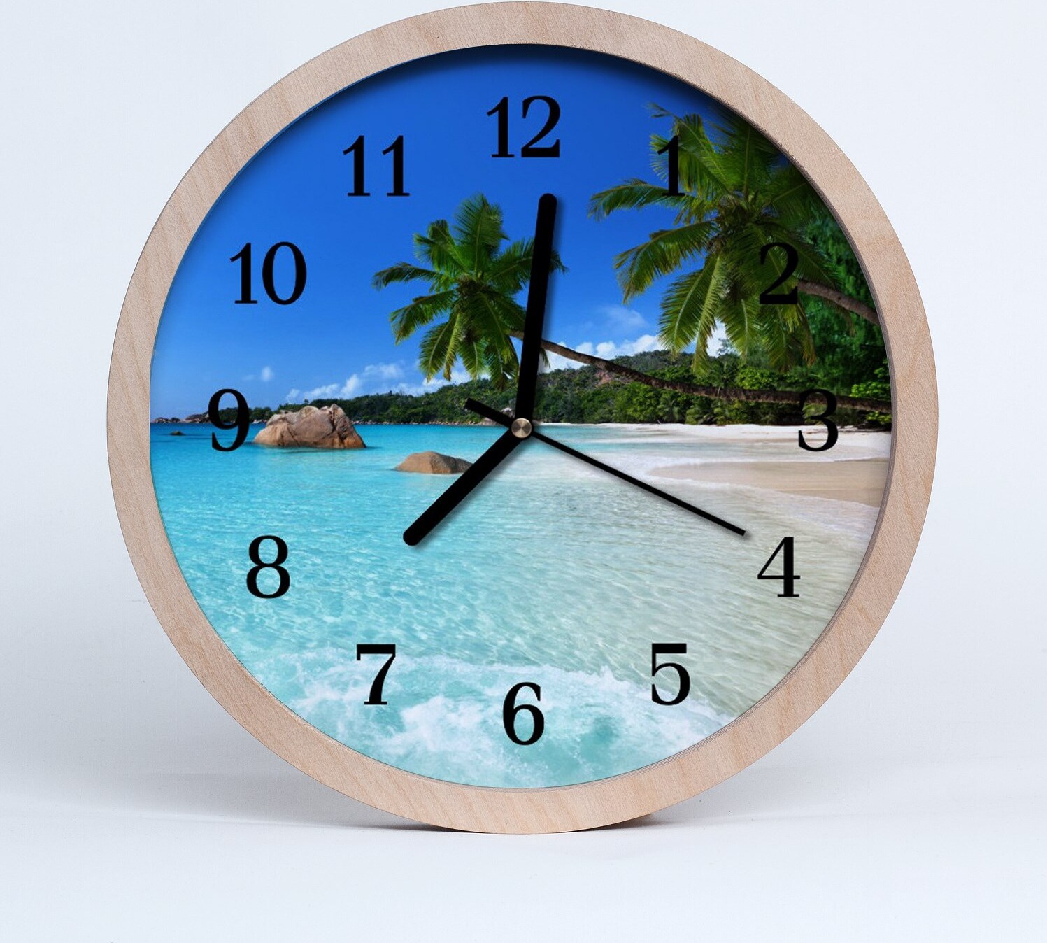 tulup Holzuhr 30fi cm wanduhr - Strandlandschaften zdo-30-49535762