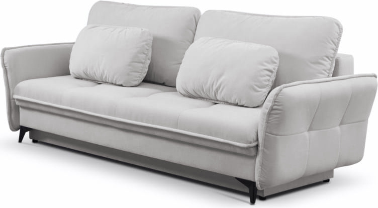 EURO-MEBLE Bequemes LARGO-Sofa ( Grey - Mono 244)