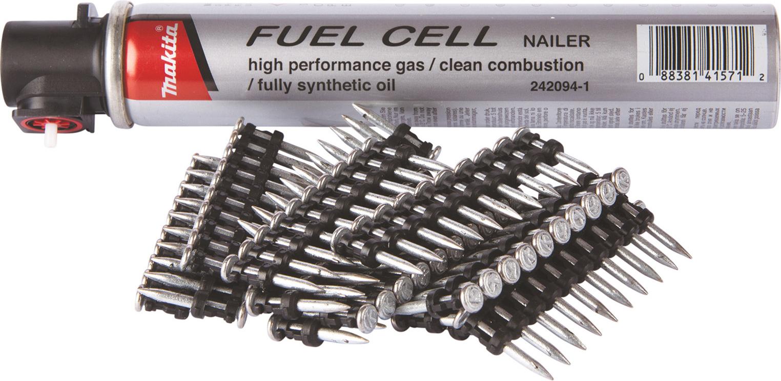 Makita Betonnagel 2,6x25 mm C6 + Gas - 196291-0