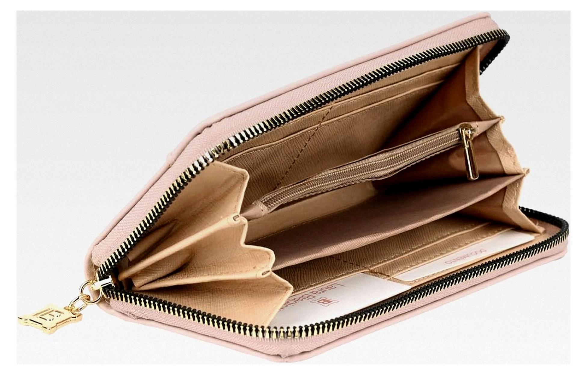 Markenlos Damen Geldbörse aus PolyurethanKunstleder mit Geschenkverpackung