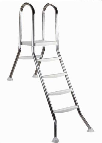 myPOOL Edelstahl Halbhochbeckenleiter 1,50 m Image