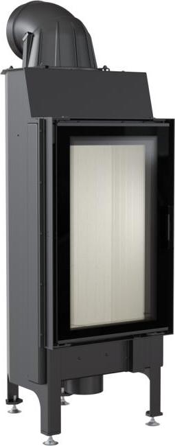 Inteligentný oceľový krb KRATKI NADIA 9 kW Ø 200 MSK SKLO