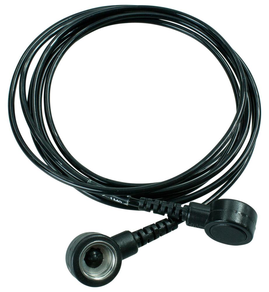 WETEC Erdungsleitung, ESD, 10 mm DK/10 mm DK, 1,5 m, 1 MOhm (Leitung) WE-2250.762