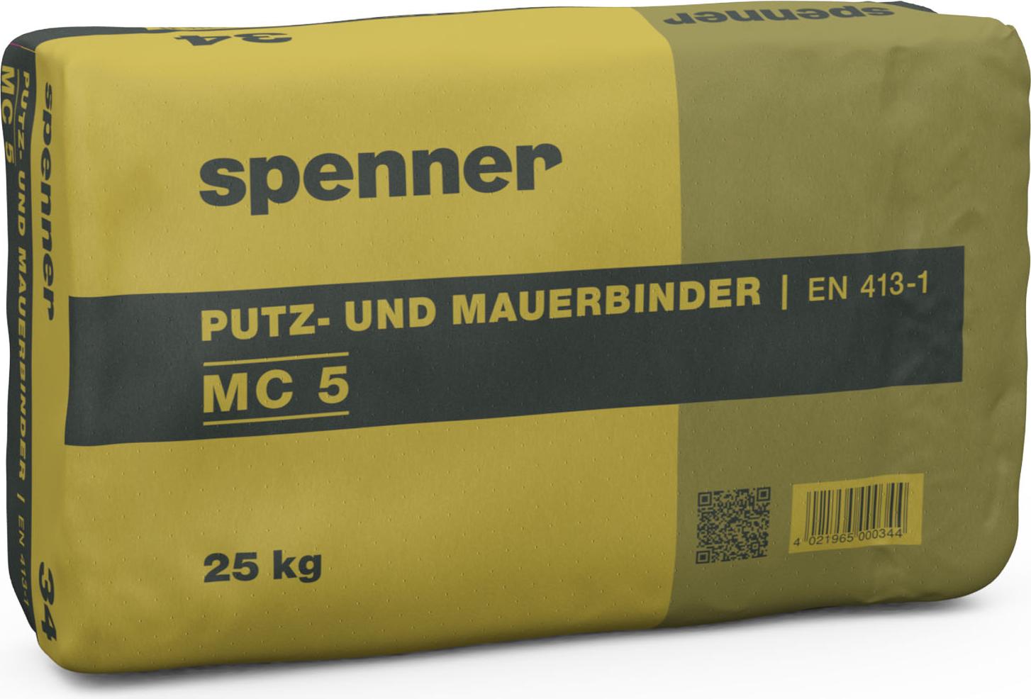 Spenner Putz- und Mauerbinder MC5 25kg 870050
