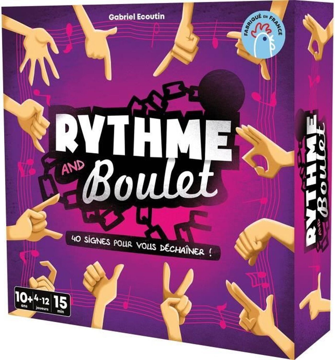 Rhythmus und Boulet – Asmodee – Rhythmusgefühl, Beobachtungsgabe und List werden Ihre Stärken sein