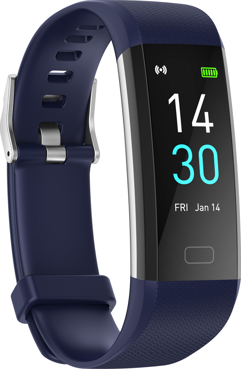 KINSI Damen Herren Smartwatch (3,9 cm/1,3 Zoll, iOS Android) Fitnesstracker Smartwatch, IP67 wasserdicht, Herzfrequenz, Blutdruck, Blutsauerstoff, Schlaf
