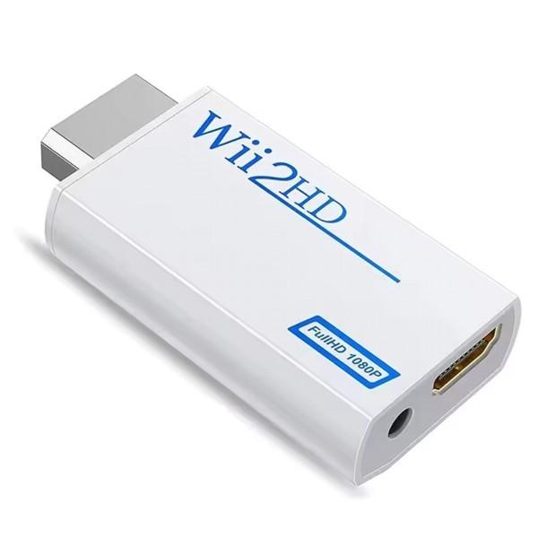 vhbw Wii-zu-HDMI-Adapter mit Audioausgang
