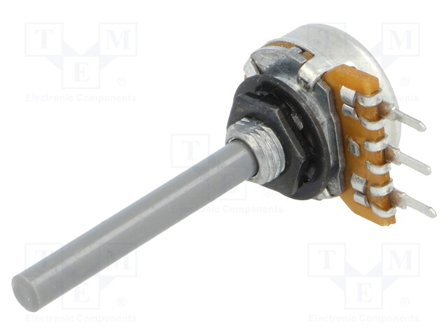 TNE 1x Potentiometer: 1-Drehung ar 4mm 20% 1k 0,25W THT Potentiometer 1 Umdrehung, _1GH_PC16BU-1K-LIN