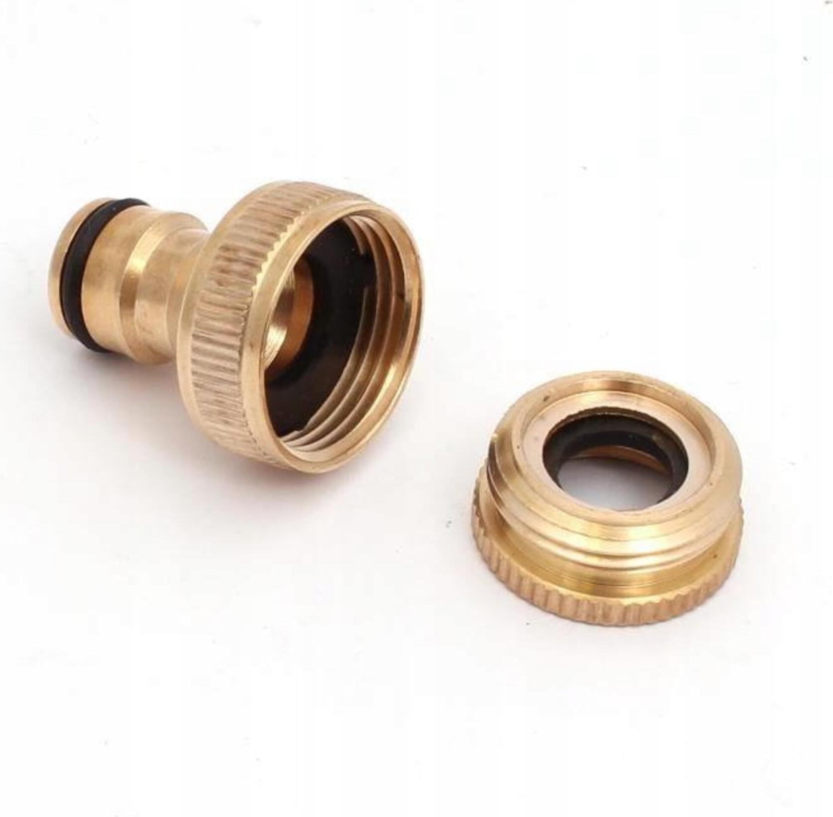 XL-Tools Reduzierhahnverbindung aus Messing 1/2 - 3/4