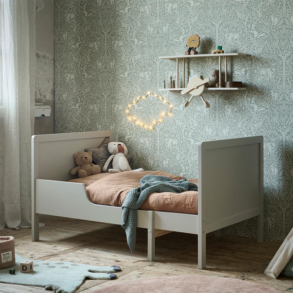 petite_amelie Petite Amélie Kinderbett Brume – mitwachsend – 80x140/170/200 cm – Grau – mit Lattenrost PBEXTBRUMEGR