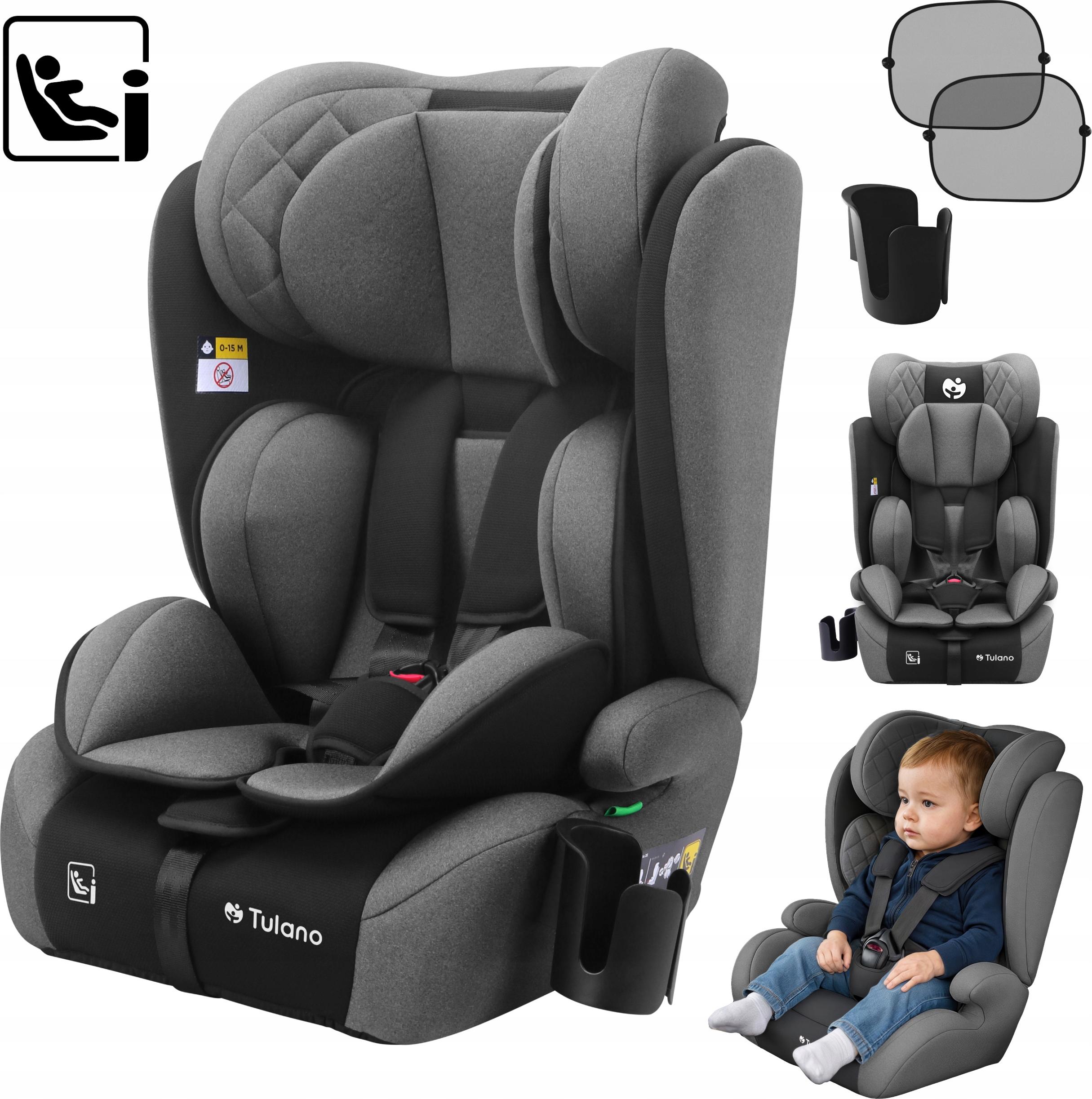 Kindersitz Auto i-Size 9-36 kg, verstellbar, homologiert R129/03 TULANO