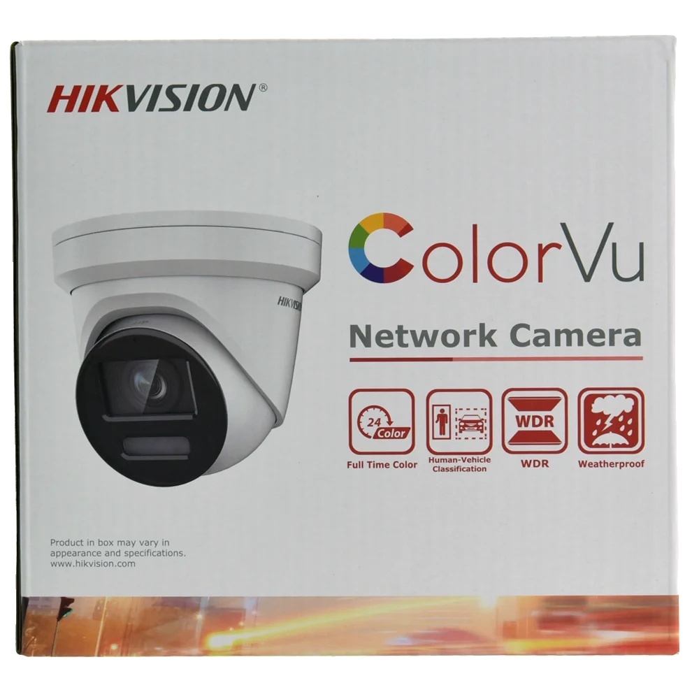 8MP IP sieťová kamera, farebné nočné videnie, vodotesné vyhotovenie, originálna 8MP biela, 2,8 mm