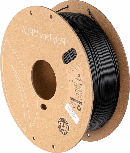 Famanu PLA Filament 1,75mm Schwarz matt 1000g - geringer Kunststoffgehalt SHSHOP