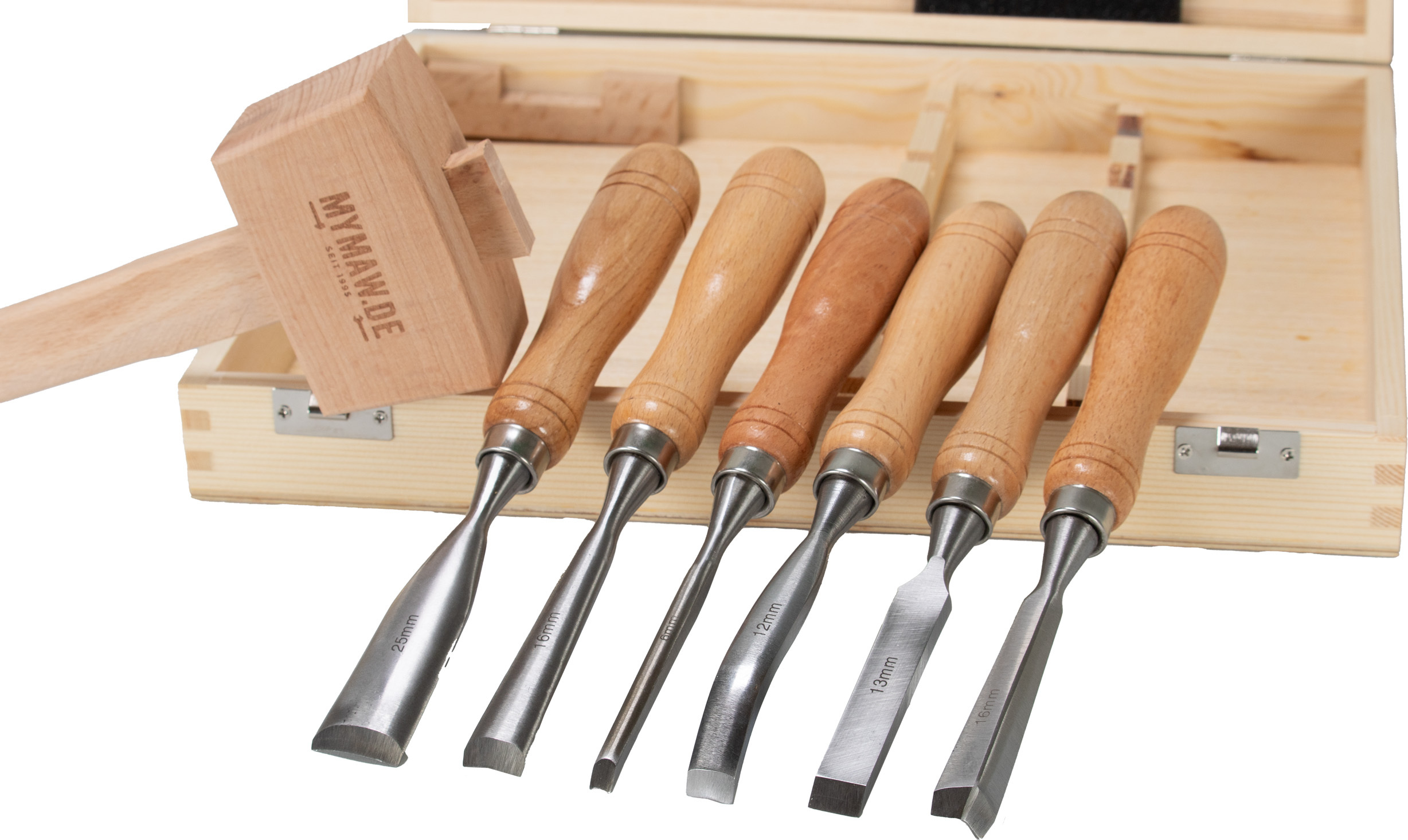 MAW Schnitzeisensatz 7-tlg.