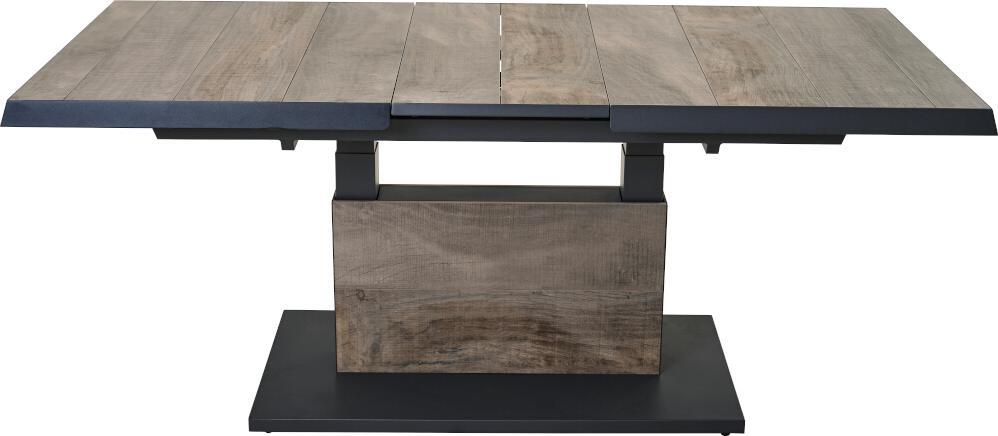 Siena Garden Talina Lift-Ausziehtisch 140/180x90 Washed-grey